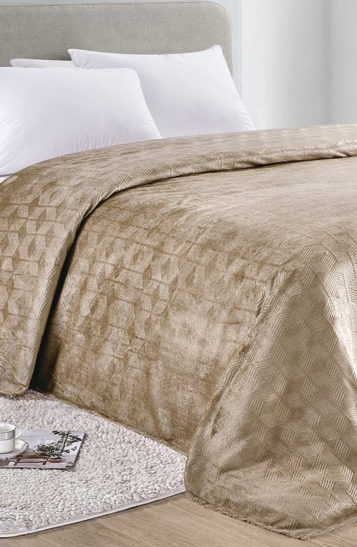Luxury Home Amrani Embossed Ultrasoft Throw Blanket