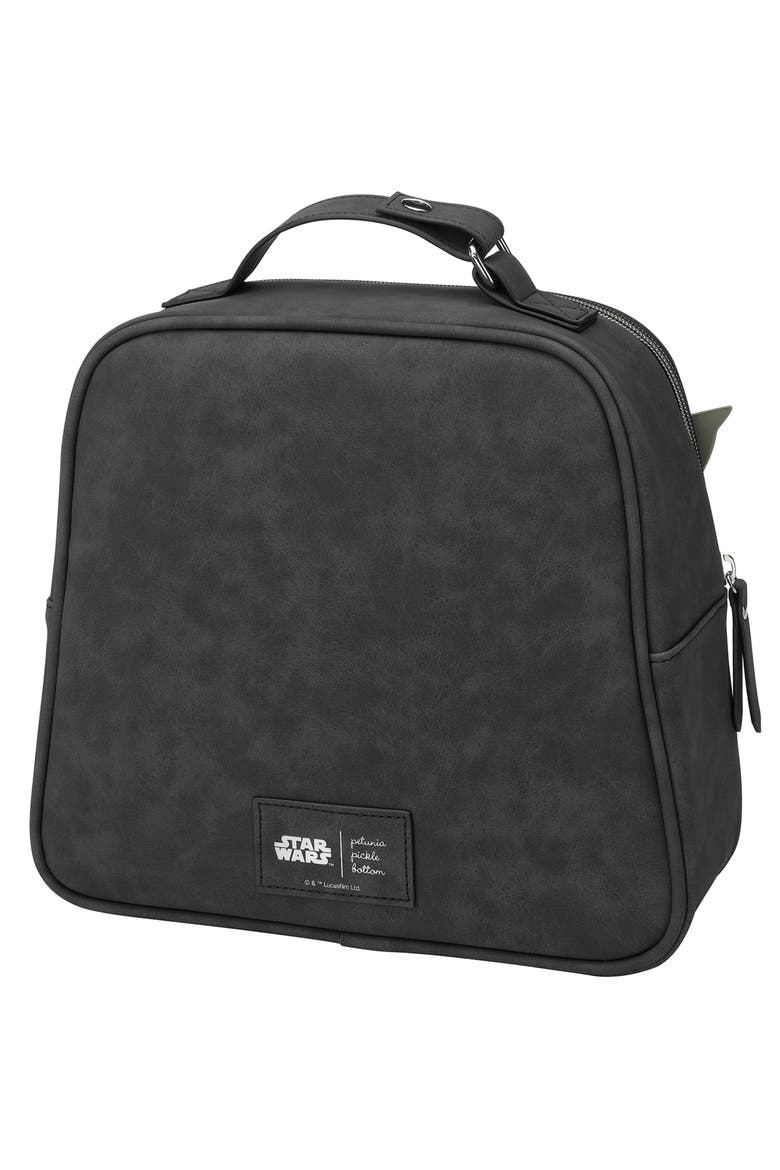 x Star Wars™ The Child Collection Tandem Insulated Bottle Tote & Lunch Box, Alternate, color, BLACK