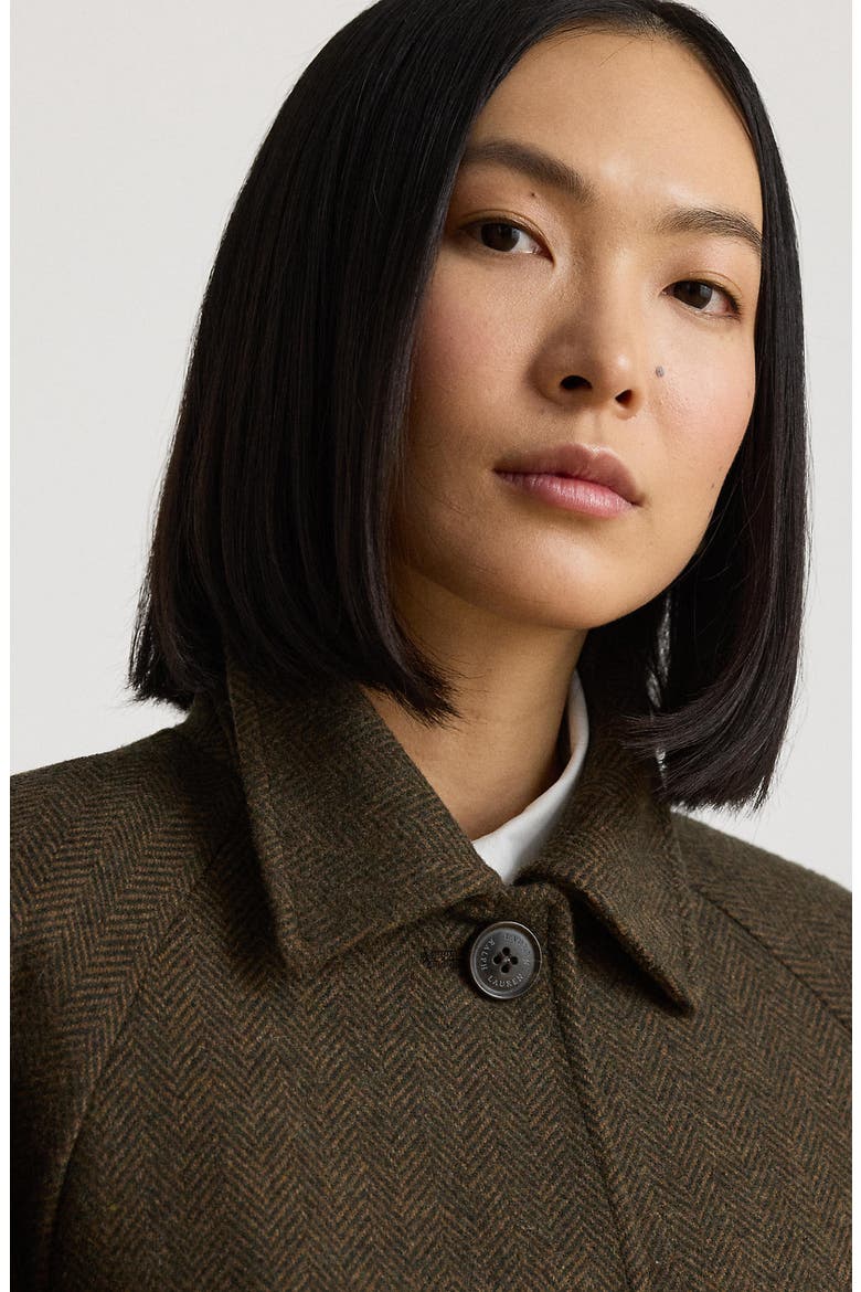 Single Breasted Coat, Alternate, color, LODEN BROWN