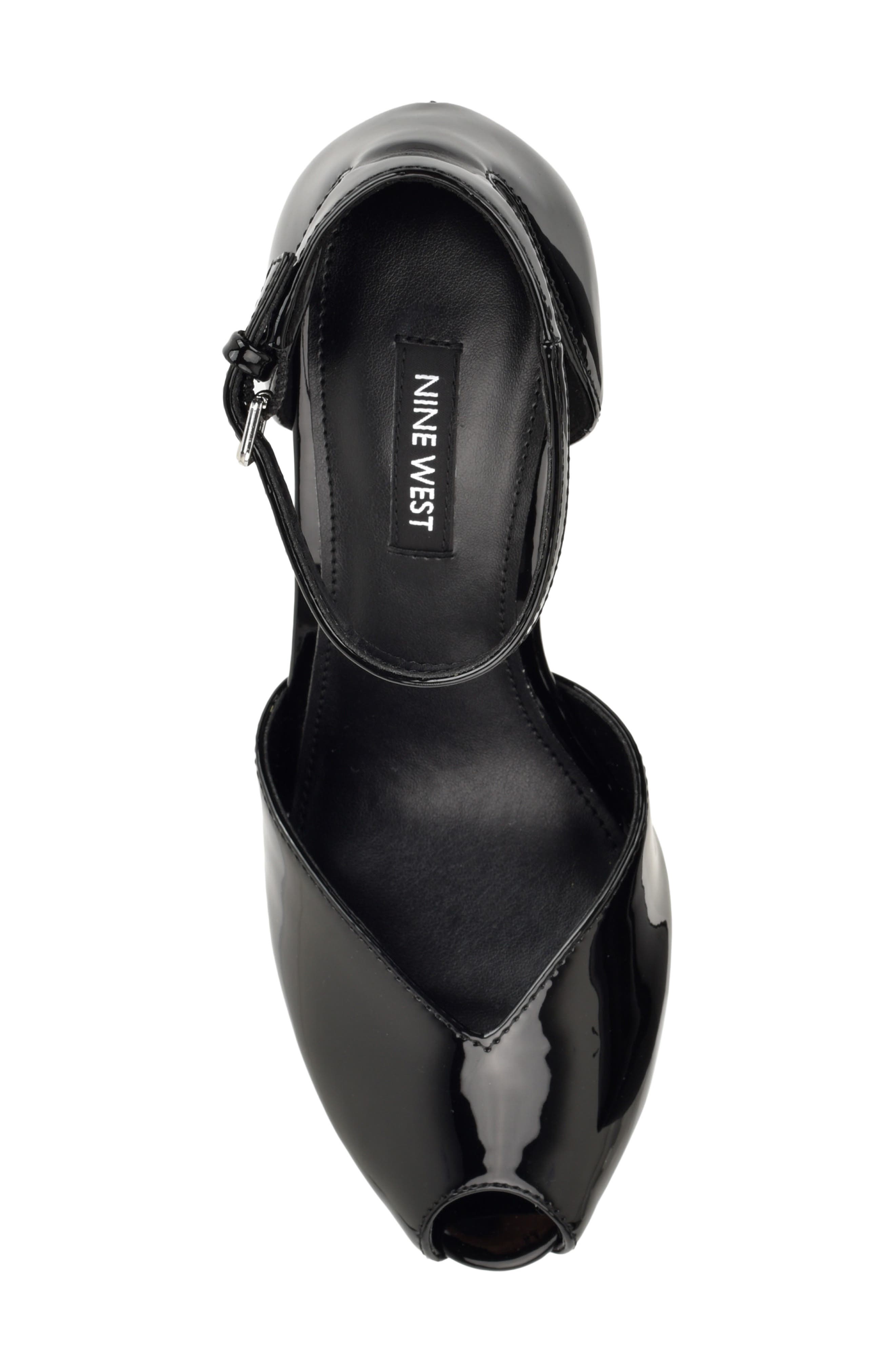 Nine West Keela Platform Ankle Strap Pump, Alternate, color, 