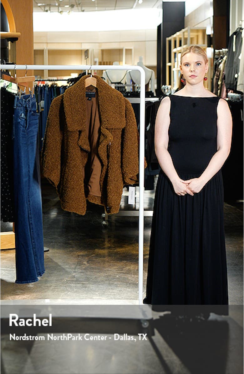 Faux Shearling Cape Jacket, sales video thumbnail