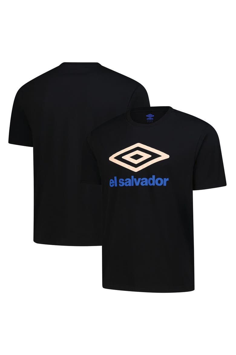 Men's Umbro  Black El Salvador National Team Graphic T-Shirt, Main, color, Black