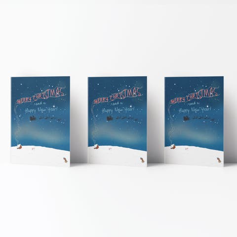 Winter/Holiday Greeting Card Pack Sets (3 ct) Slay Wishes