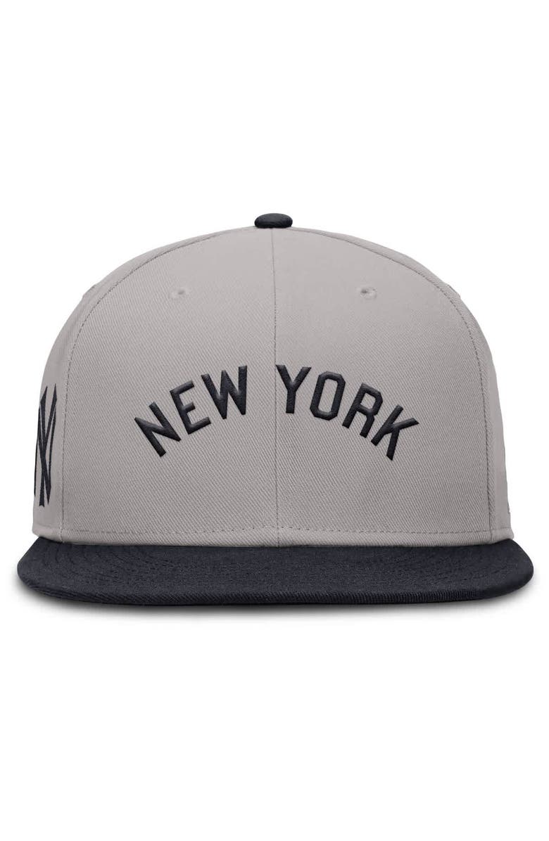 Nike Men's Nike Gray New York Yankees True Performance Fitted Hat, Alternate, color, Gray