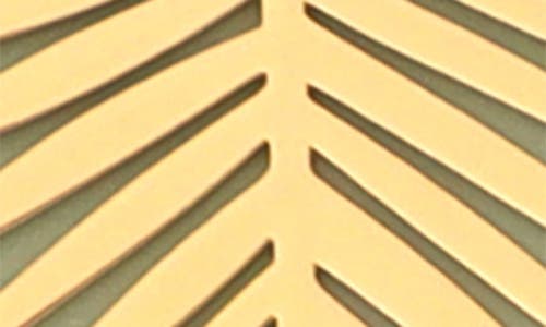 Panacea Palm Leaf Drop Earrings In Gold