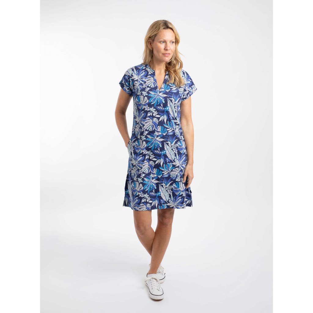 Weird Fish Suffolks Printed Jersey Dress In Multi