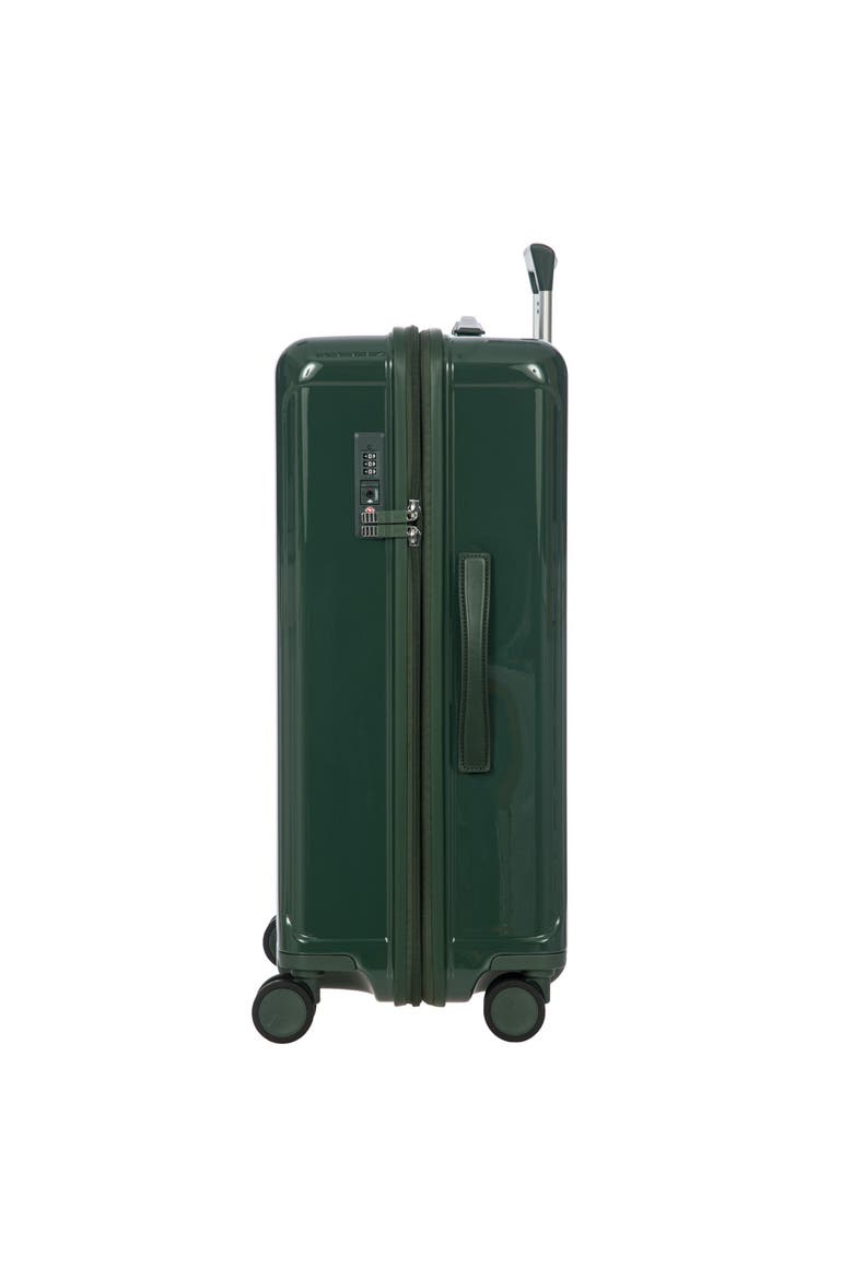 Positano Hardside Expandable 27" Medium Checked Spinner Luggage, Alternate, color, Emerald