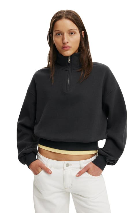 Women's Quarter Zip Sweatshirt