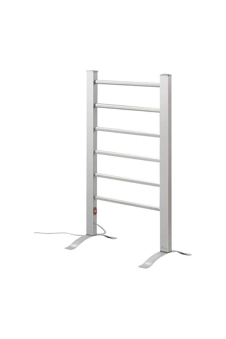 6-Bar Electric Towel Warmer, Main, color, Silver