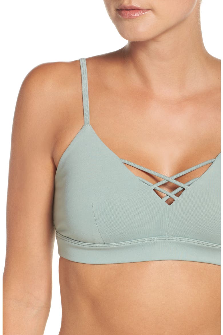 Interlace Sports Bra, Alternate, color, SAGE