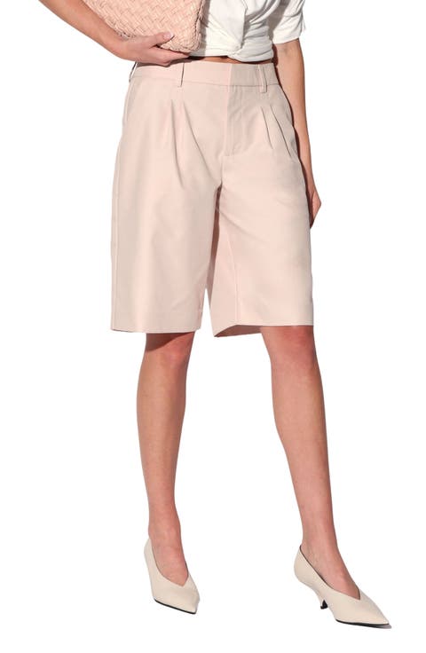 Eric High Waist Pleated Shorts