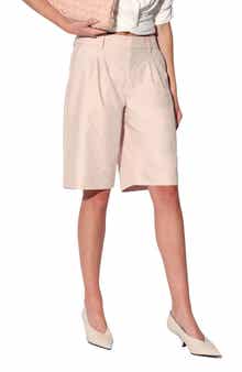 Eric High Waist Pleated Shorts