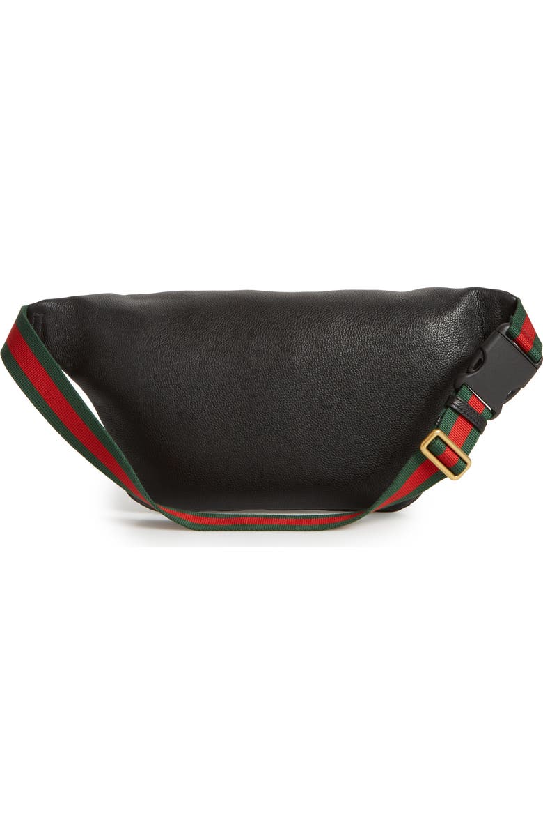 Gucci Logo Leather Belt Bag, Alternate, color,