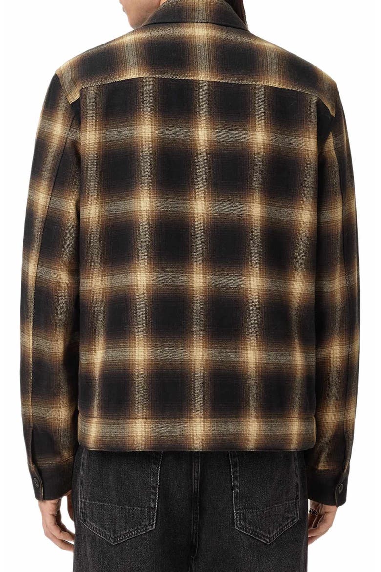 Mathers Plaid Zip Jacket, Alternate, color, TRAIL BROWN