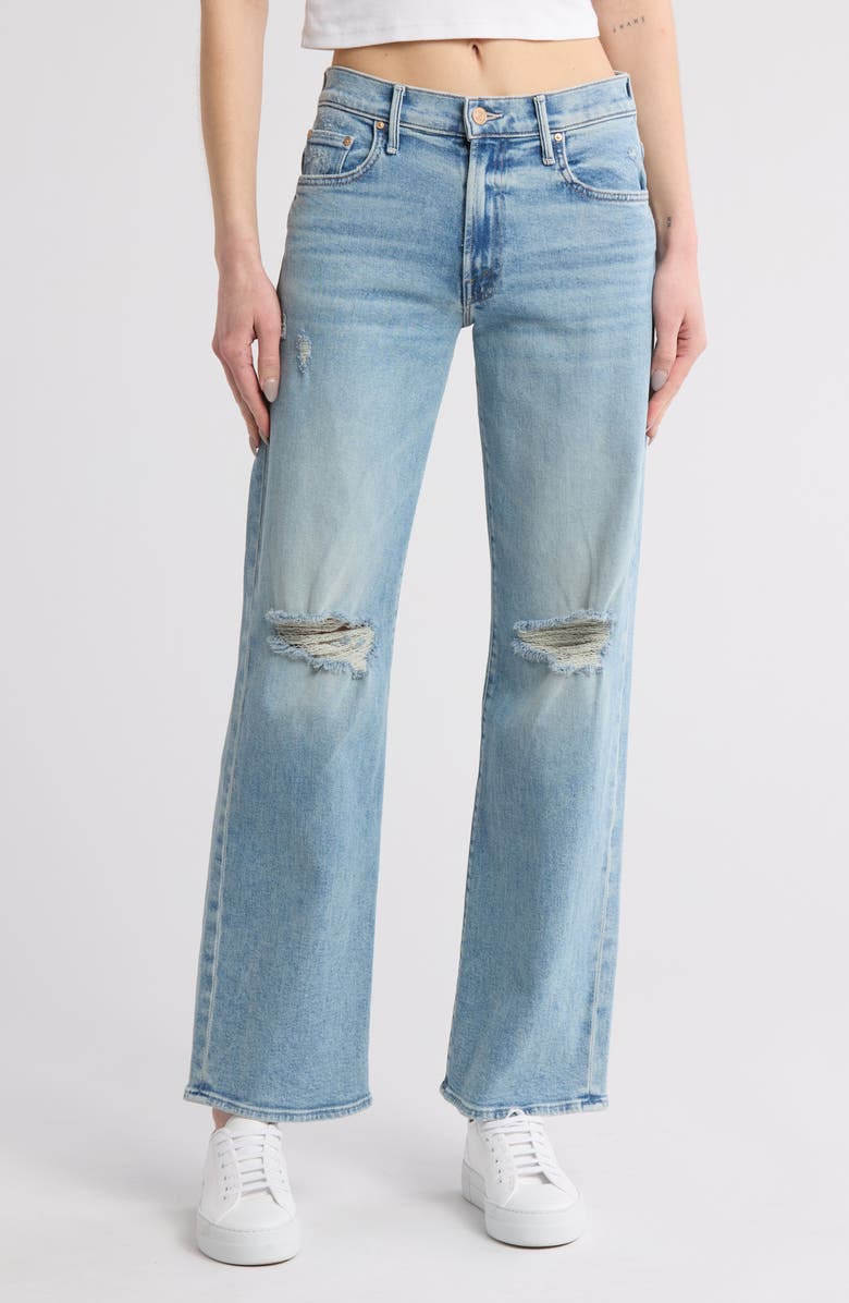 MOTHER The Mid Rise Maven High Waist Wide Leg Jeans, Main, color, 