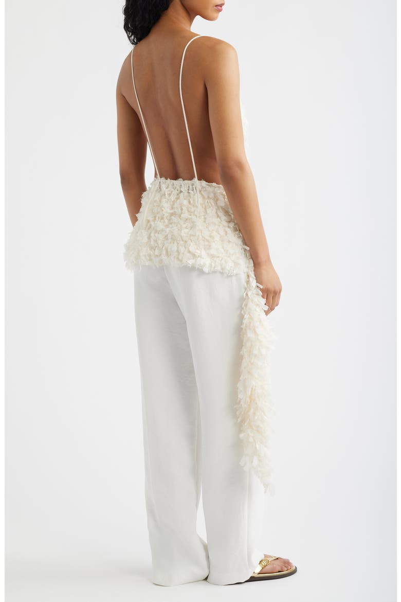 Asymmetric Textured Camisole Top, Alternate, color, OFF WHITE