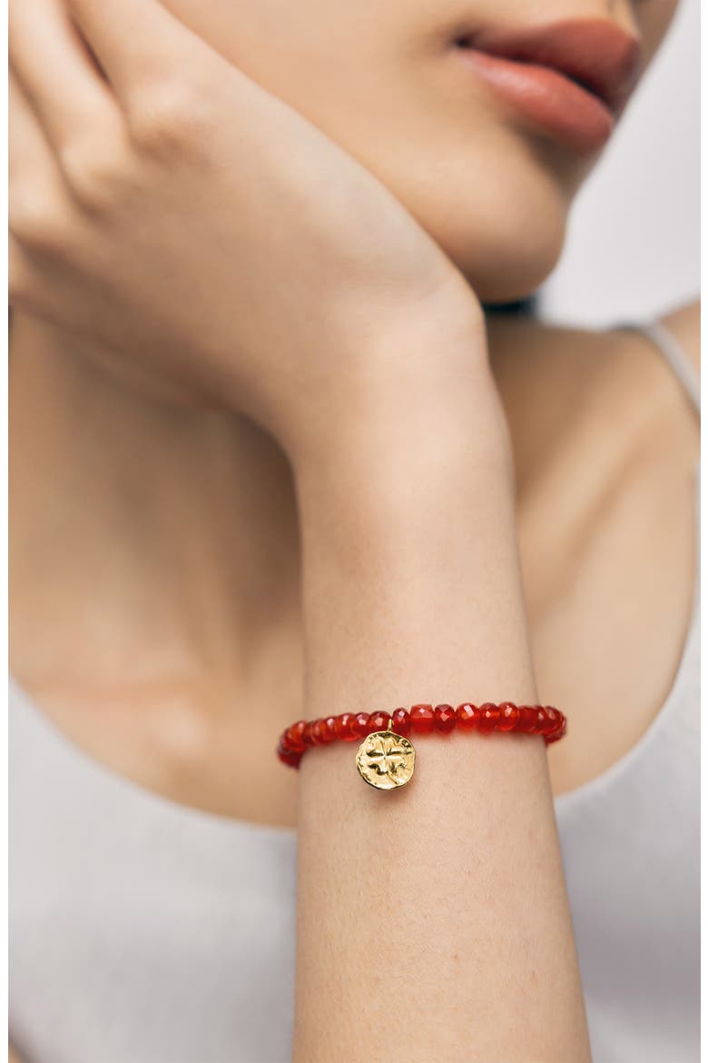 Lucky Beaded Bracelet, Alternate, color, GOLD VERMEIL