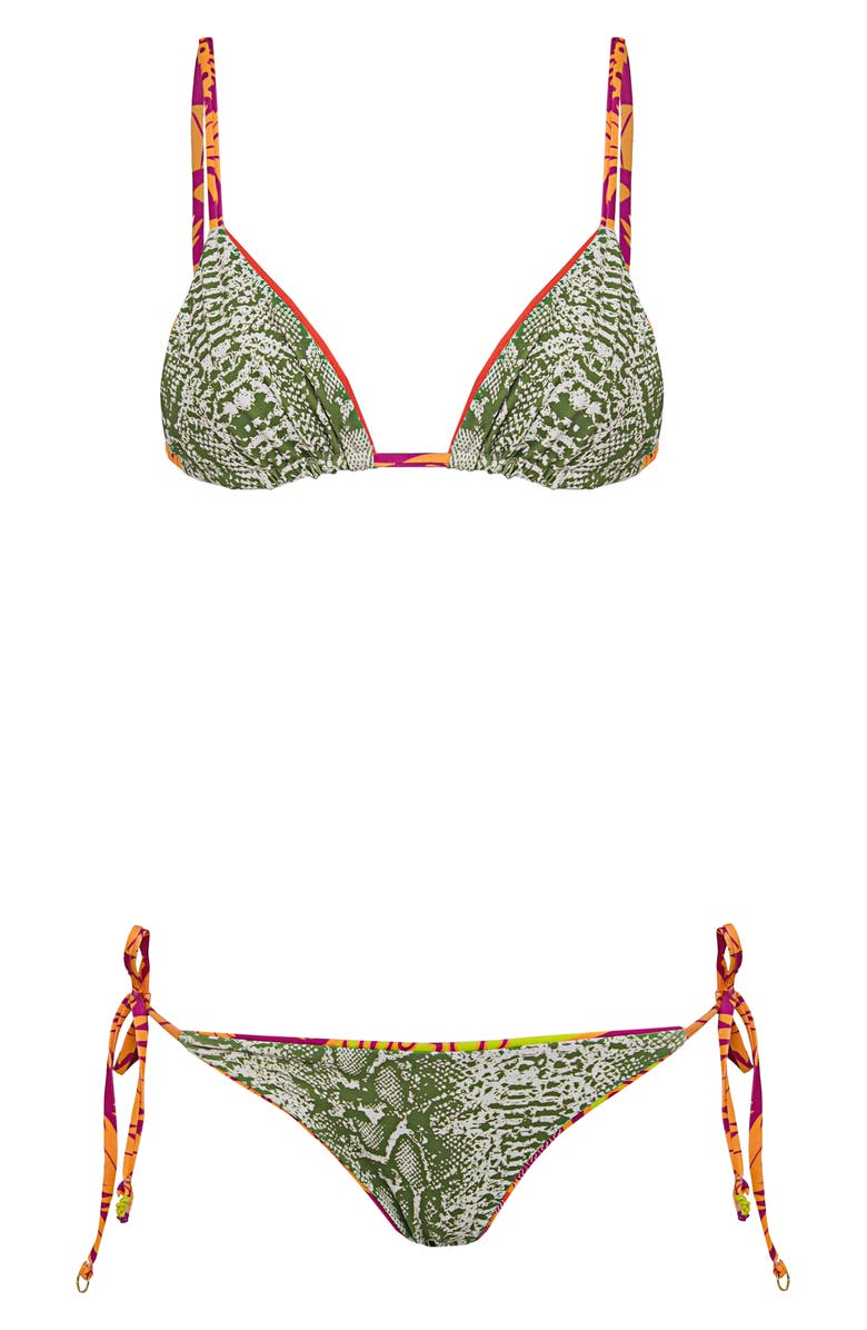 Maaji Dream Balmy Reversible Bikini Top, Alternate, color, Purple