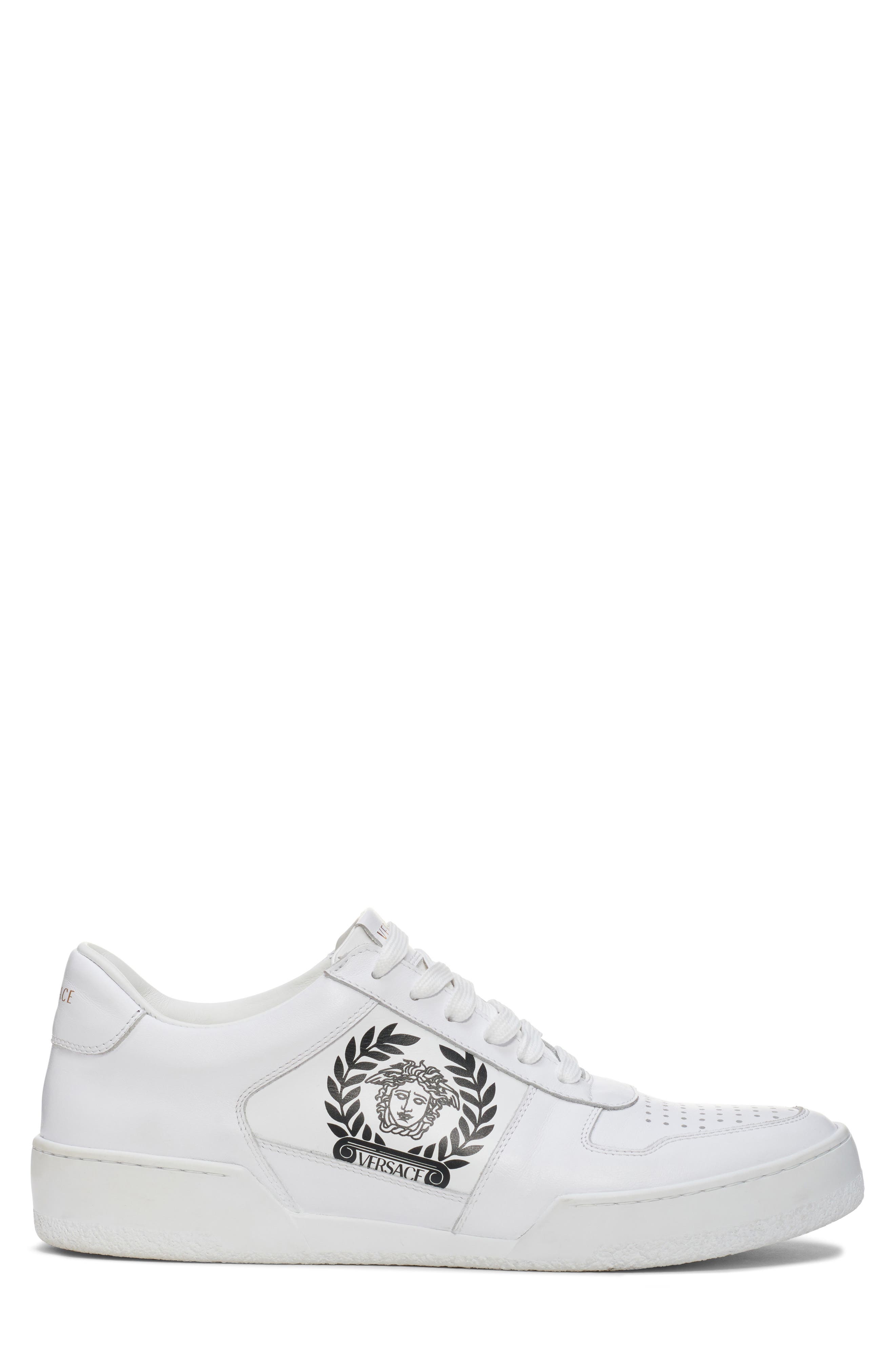 Versace Logo Sneaker, Alternate, color, 