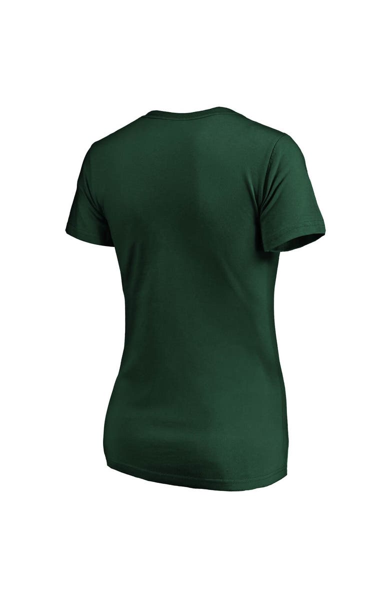 FANATICS Women's Fanatics Branded Green Oakland Athletics Live For It V-Neck T-Shirt, Alternate, color, 