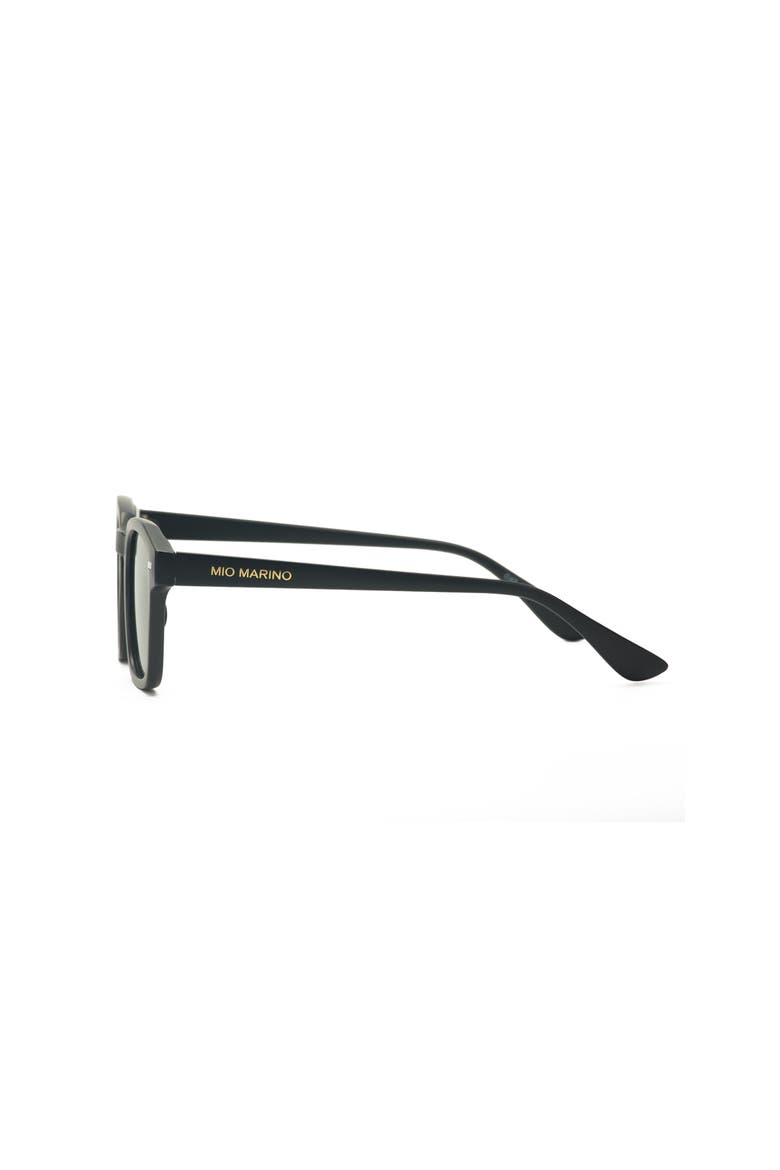 Polarized Vintage Square Sunglasses, Alternate, color, Comfort Black
