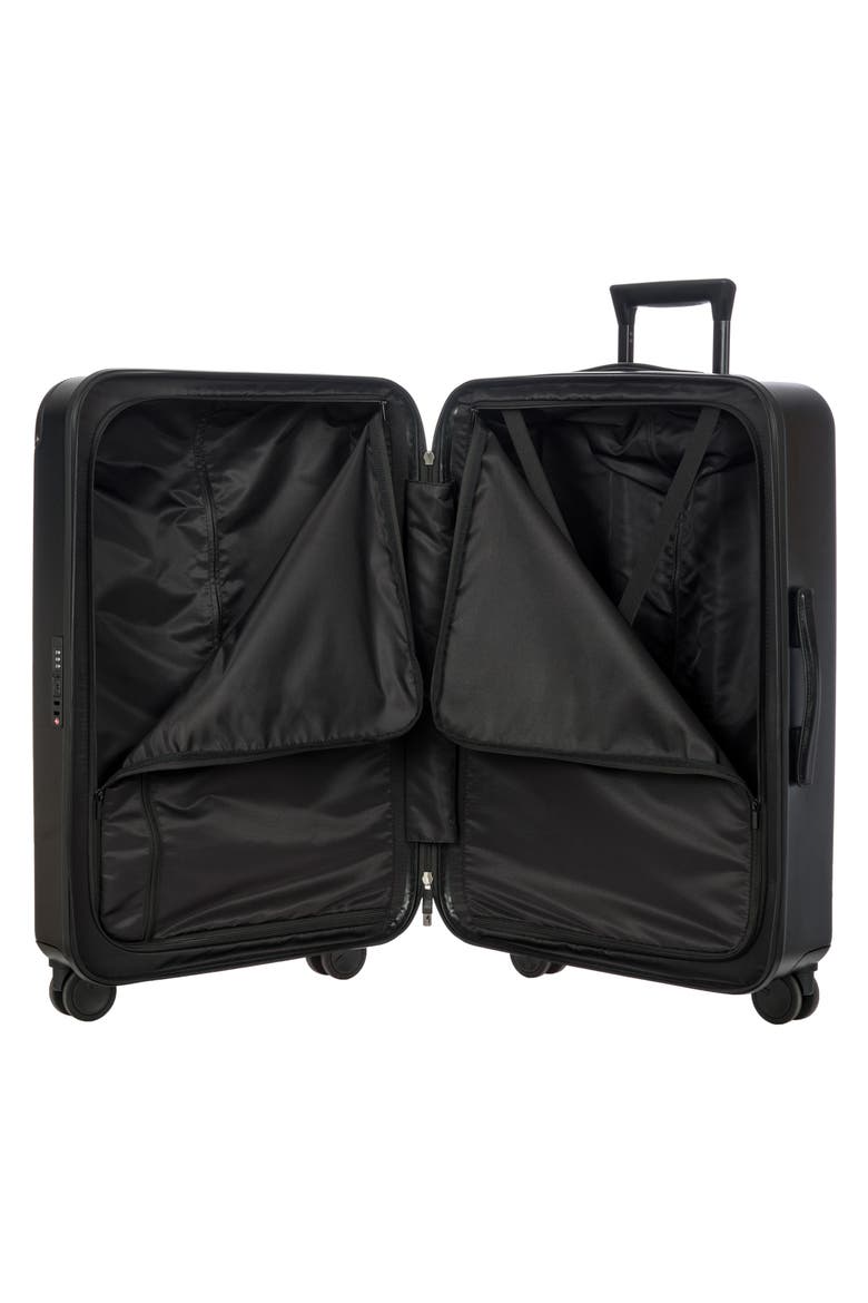 Amalfi 27" Spinner Suitcase, Alternate, color, BLACK/ BLACK