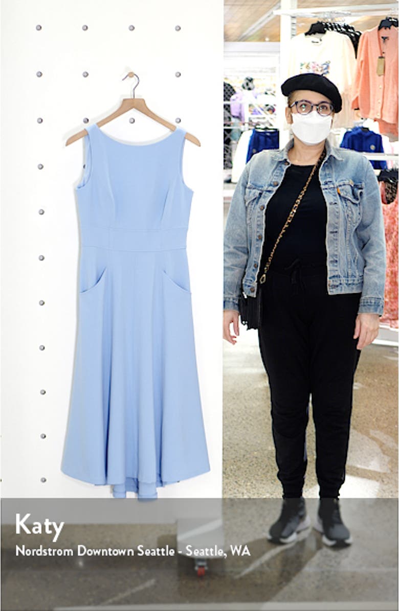 Bateau Neck Fit & Flare Dress, sales video thumbnail