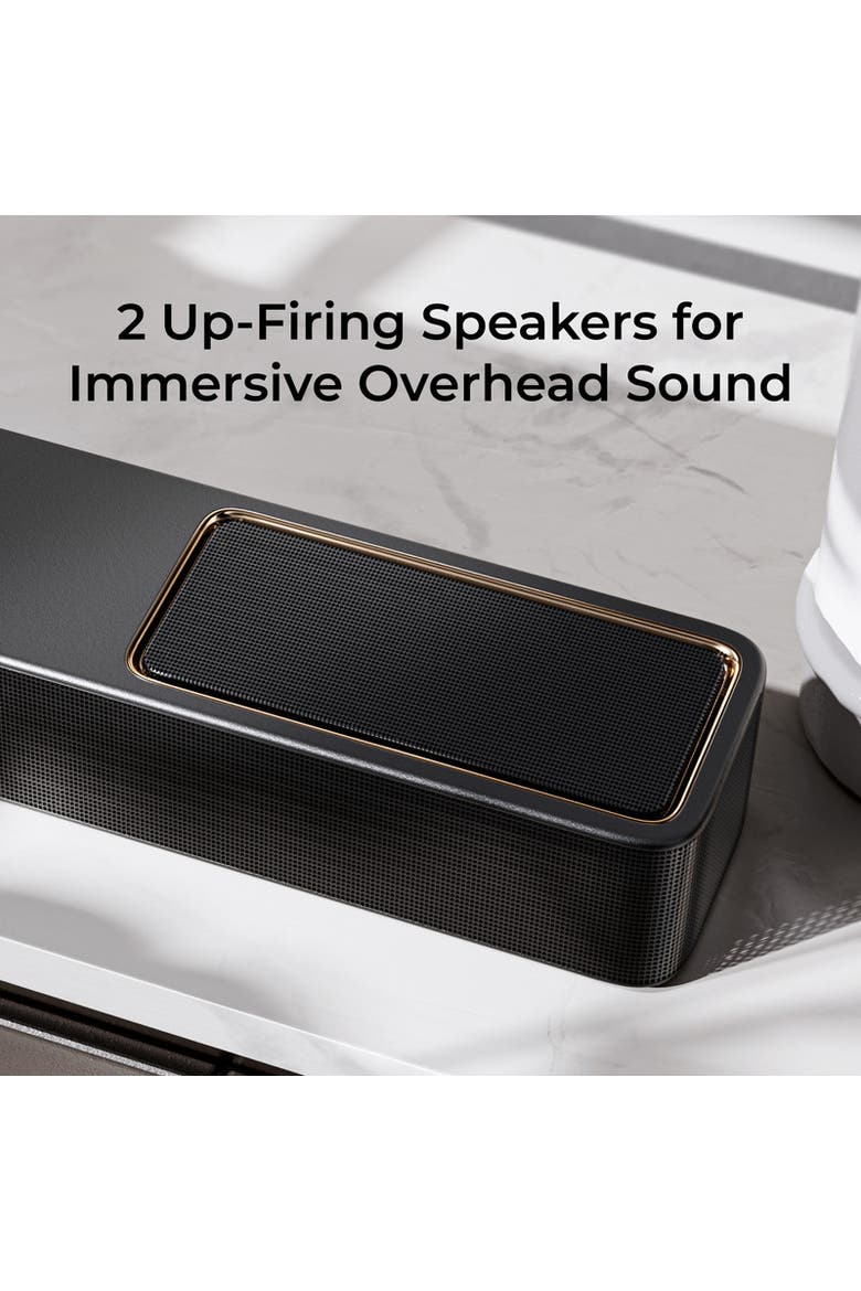 Skywave Series 5.1.2ch Wireless Surround Sound System, Alternate, color, Black