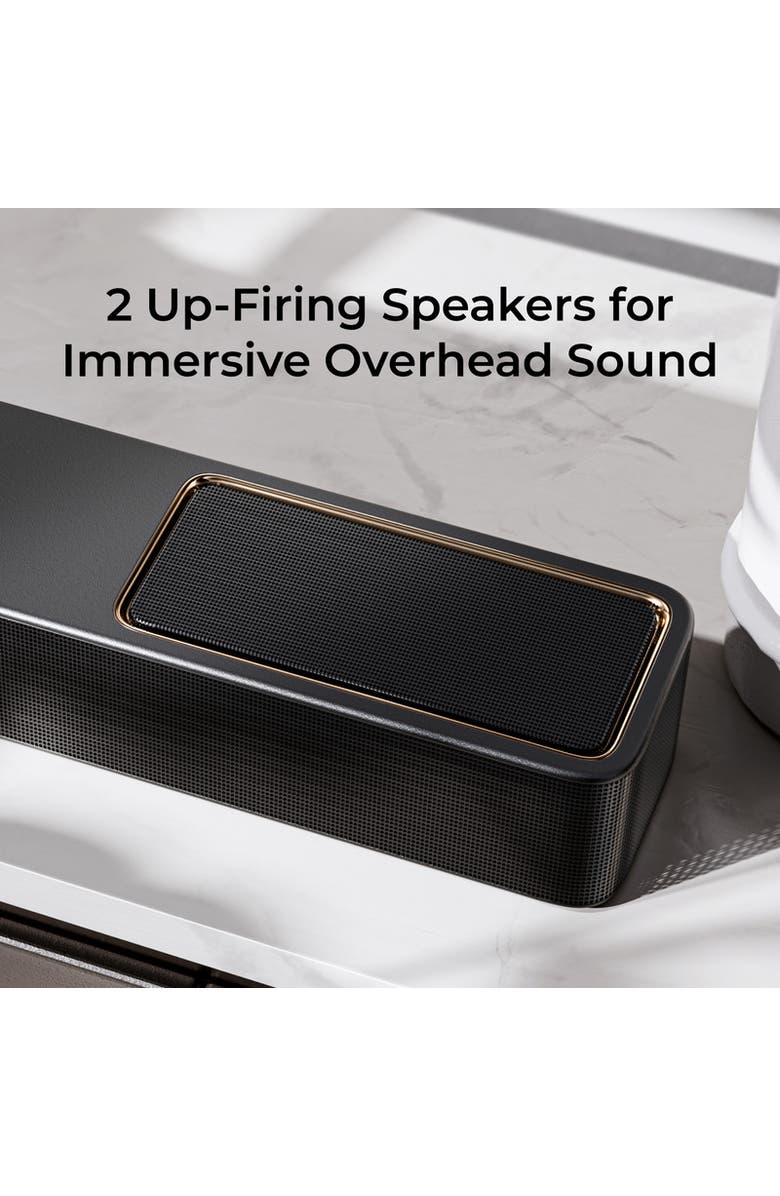 Ultimea Skywave Series 5.1.2ch Wireless Surround Sound System, Alternate, color, Black