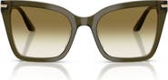 Emporio Armani 53mm Gradient Square Sunglasses