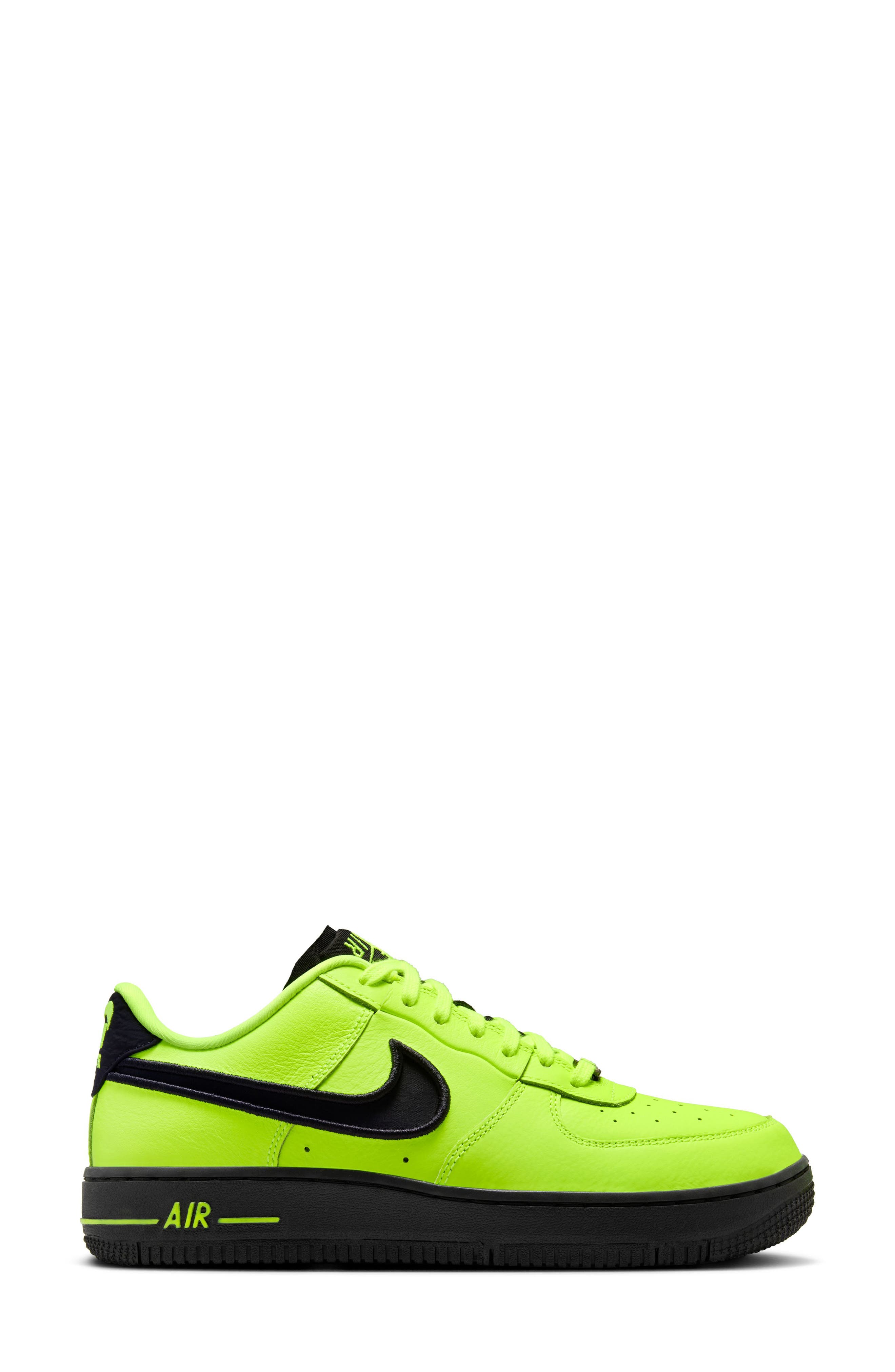 Nike Air Force 1 Dance Sneaker, Alternate, color, Volt/ Black/ Gunmetal