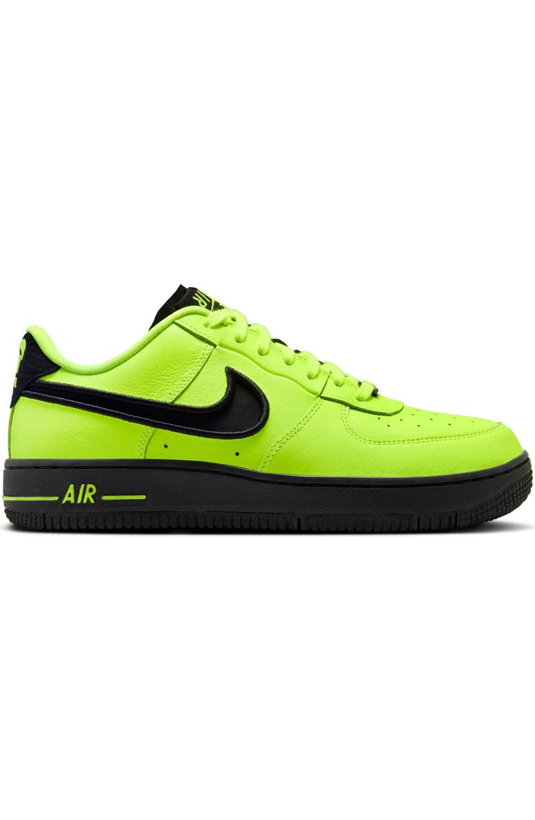 Nike Air Force 1 Dance Sneaker, Alternate, color, Volt/ Black/ Gunmetal