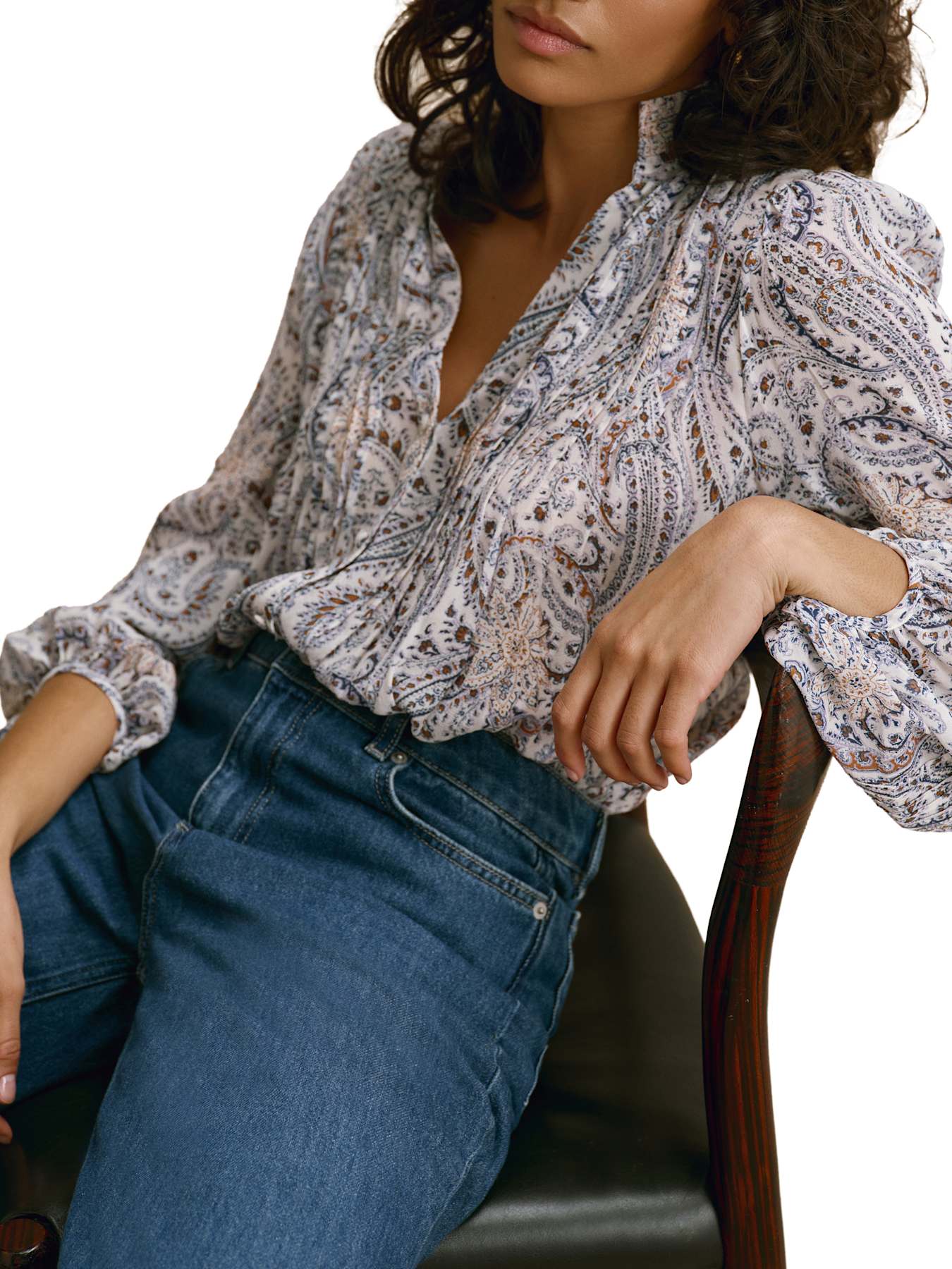 Paisley Print Blouse - image 2