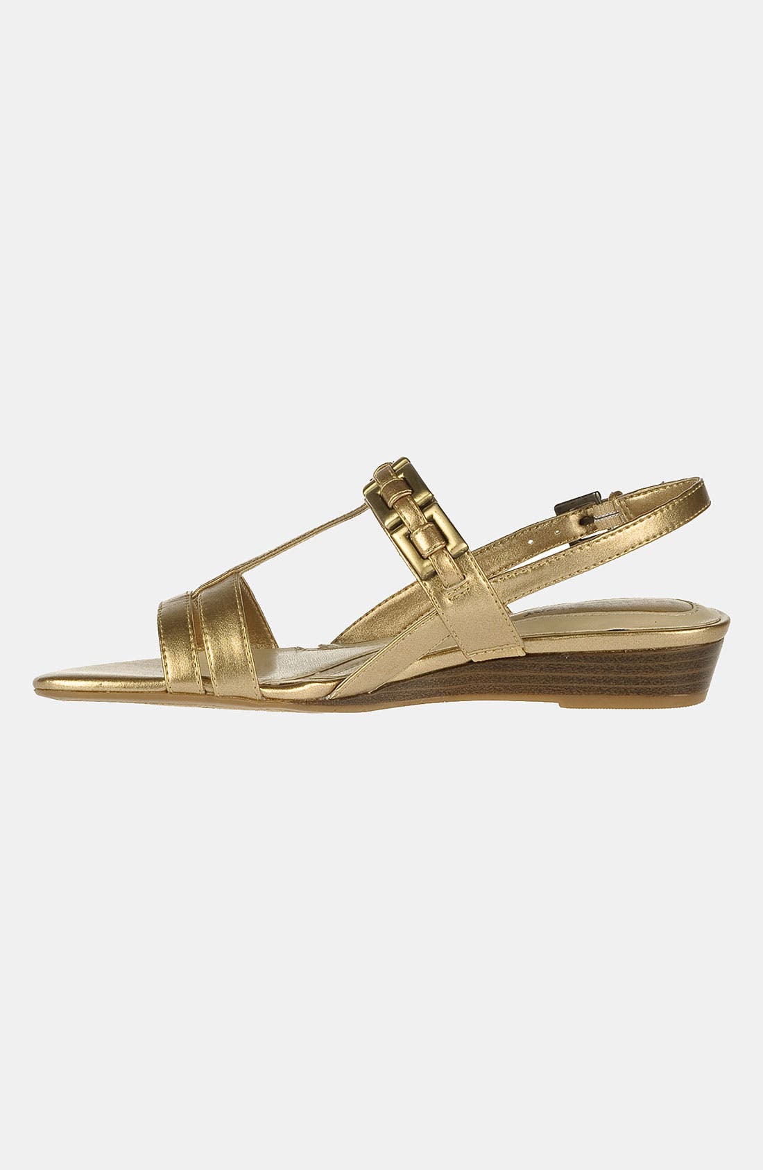 'Jailene' Sandal, Alternate, color, GOLD