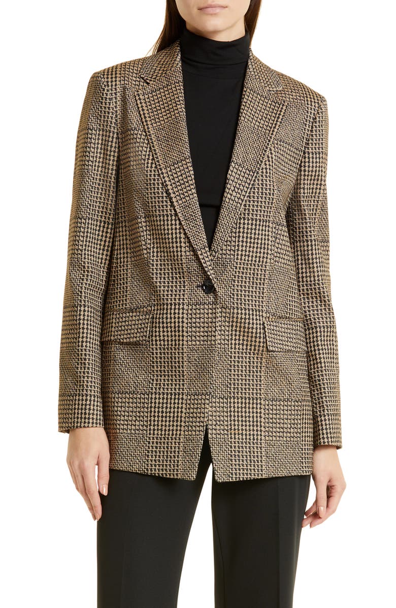BOSS Jocalua Houndstooth Jacket, Main, color,
