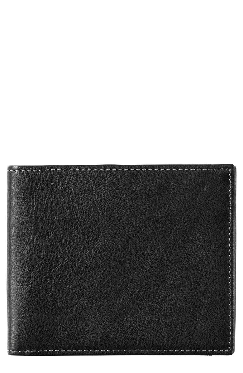 Johnston & Murphy Leather Wallet, Main, color, 