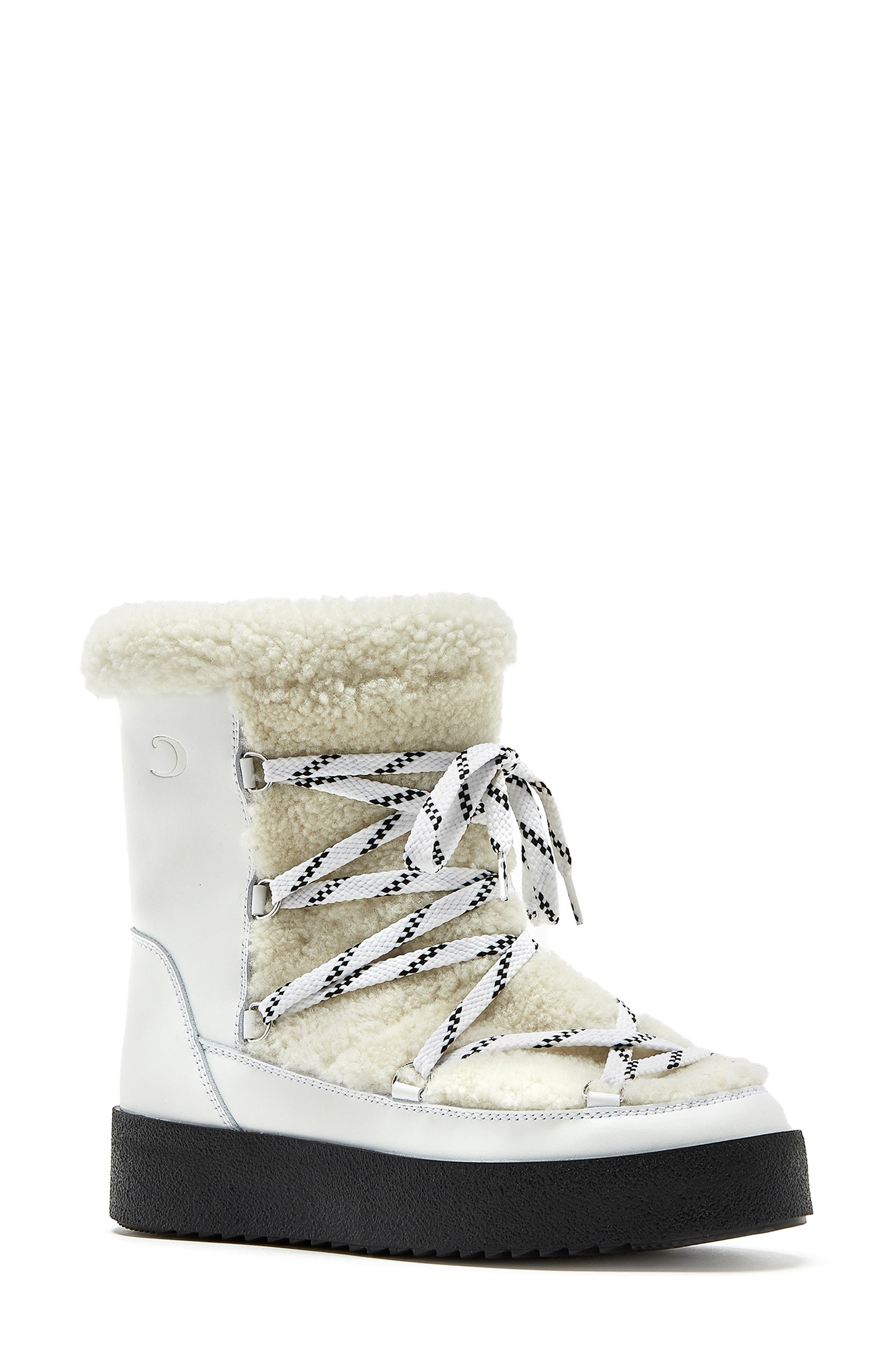 La Canadienne Eloise City Dry<sup>™</sup> Genuine Shearling Lined Waterproof Boot, Main, color, 