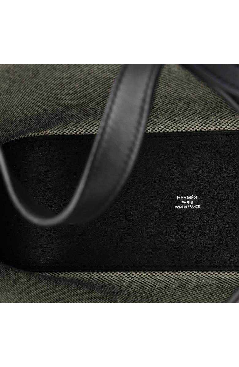 Pre-Owned Hermes Cabas H en Biais Tote Canvas with Leather 27, Alternate, color, Noir