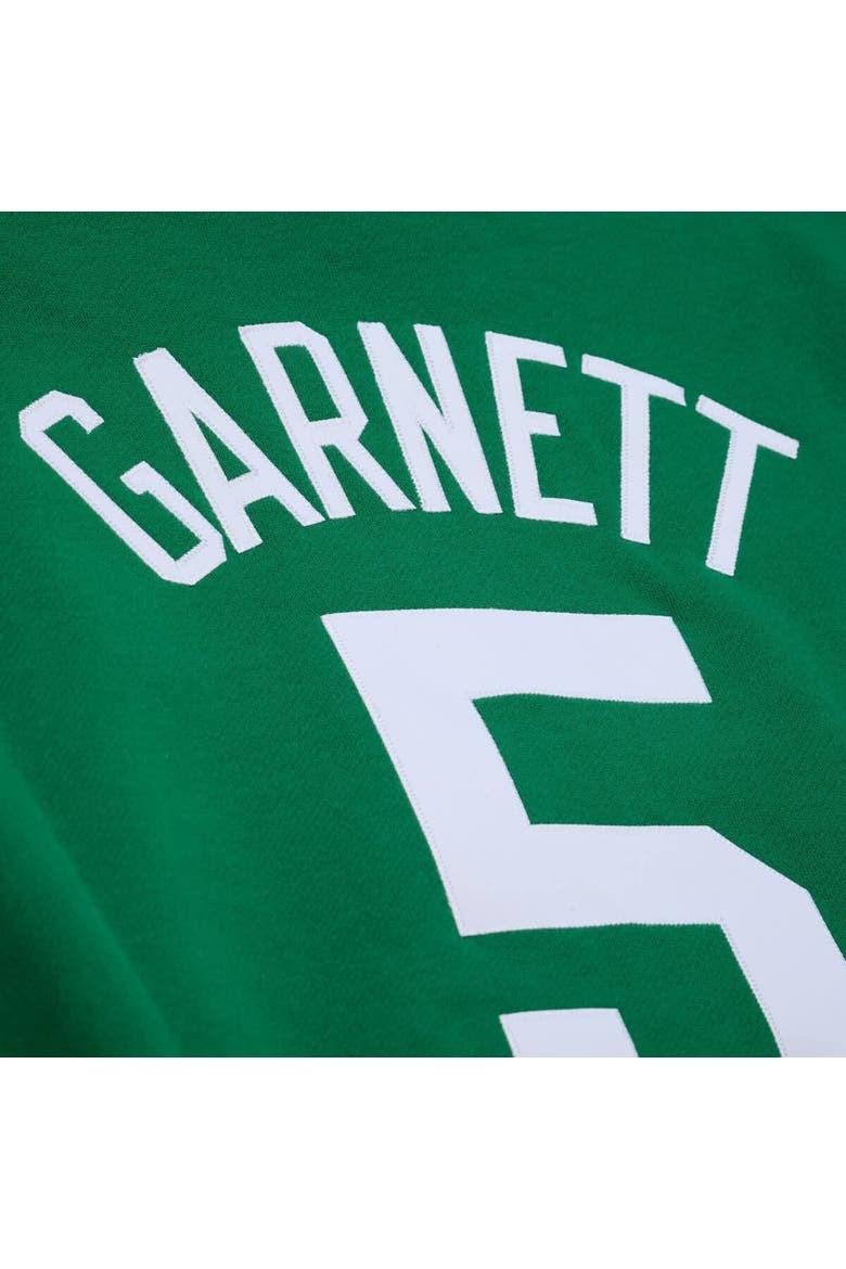 Men's Mitchell & Ness Kevin Garnett Kelly Green Boston Celtics Name & Number Hoodie, Alternate, color, Kelly Green