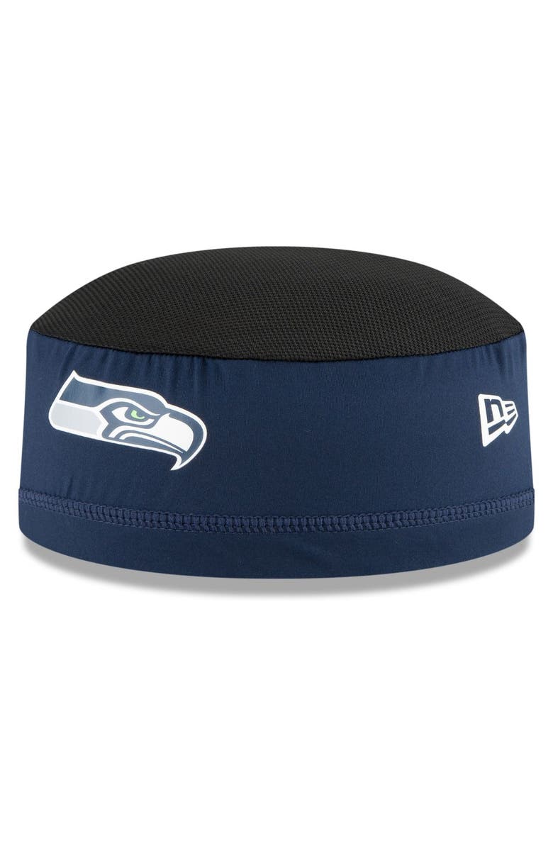 New Era Men's New Era Navy Seattle Seahawks NFL Training Skully Cap, Main, color, 