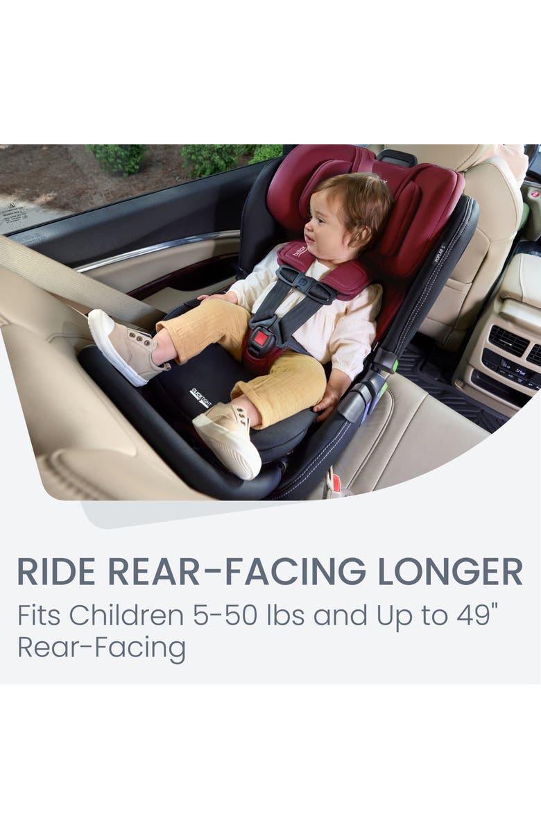 Britax Poplar<sup>®</sup> S Convertible Car Seat, Alternate, color, Ruby Onyx