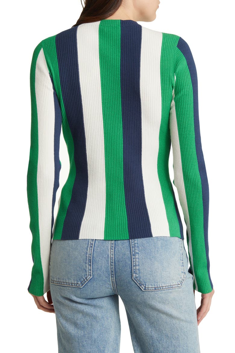 Rib Stripe Sweater, Alternate, color, MULTI STRIPE