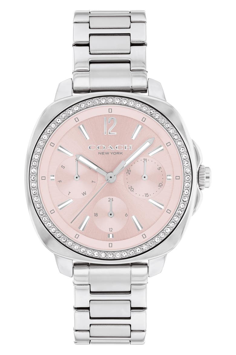 Kitt Bracelet Watch, 34mm, Main, color, BLUSH
