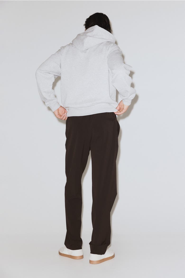 Four-way stretch regular-fit pull-on pants, Alternate, color, Dark brown