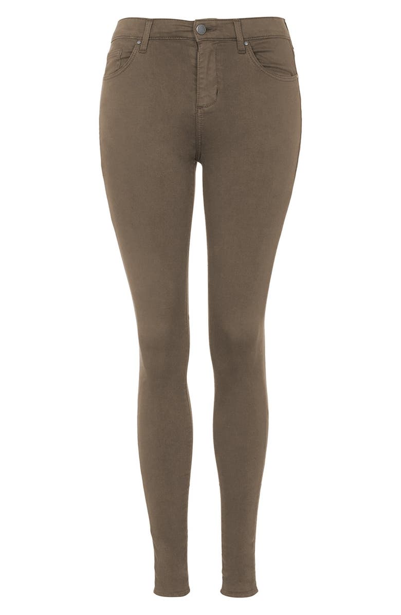 Topshop Moto 'Leigh' Ankle Skinny Jeans, Alternate, color,