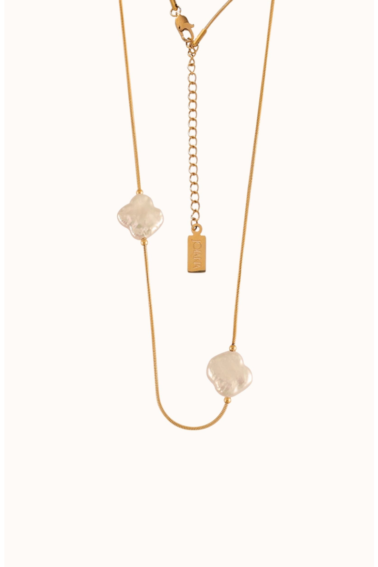 Clover Chain Necklace, Main, color, Gold