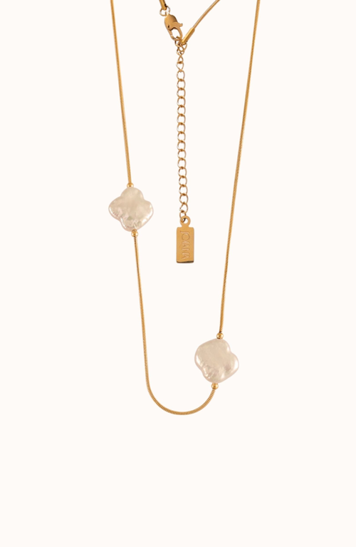 Joiana Jewelry Clover Chain Necklace In Gold