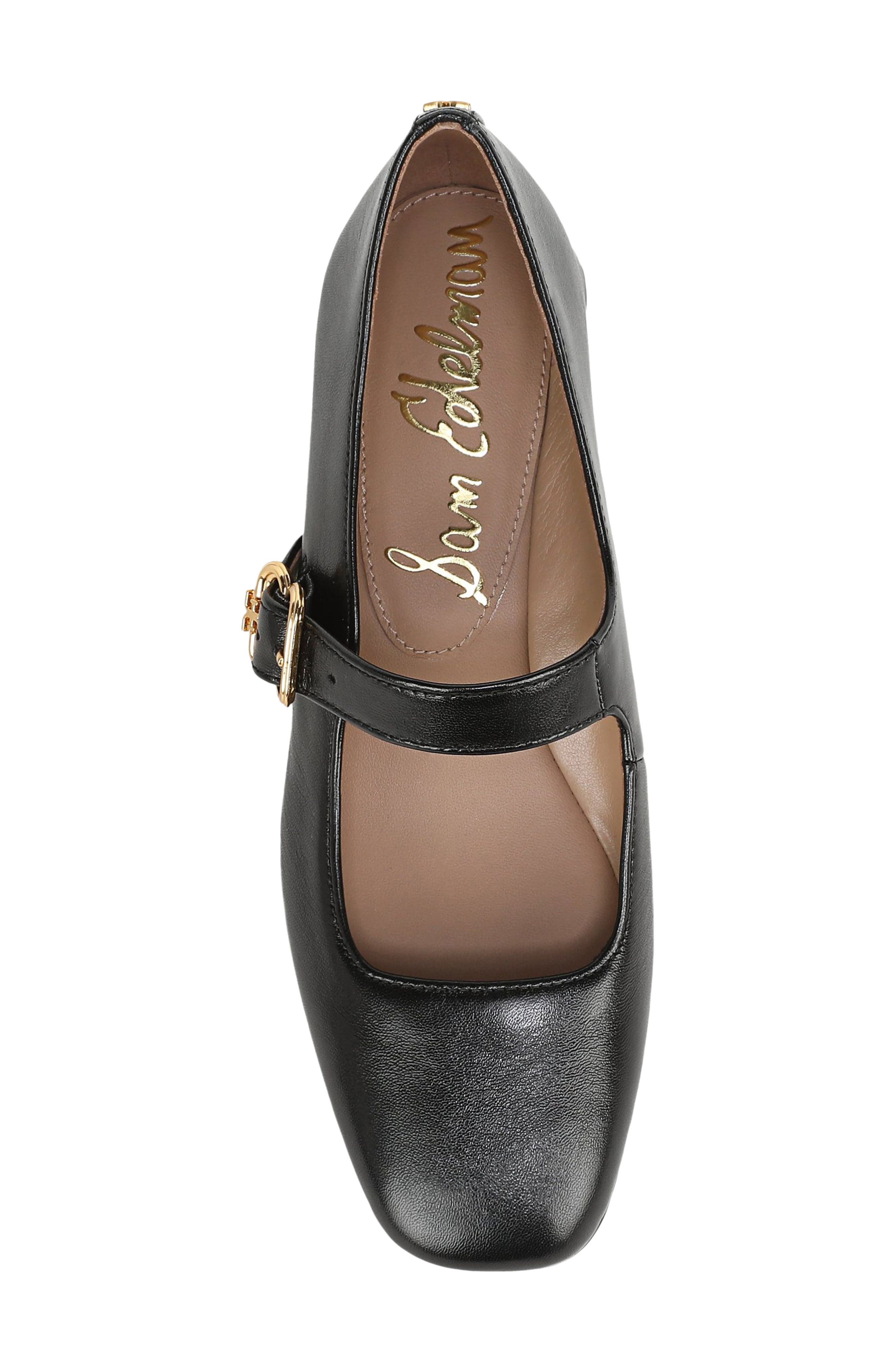 Betsey Mary Jane Flat, Alternate, color, BLACK