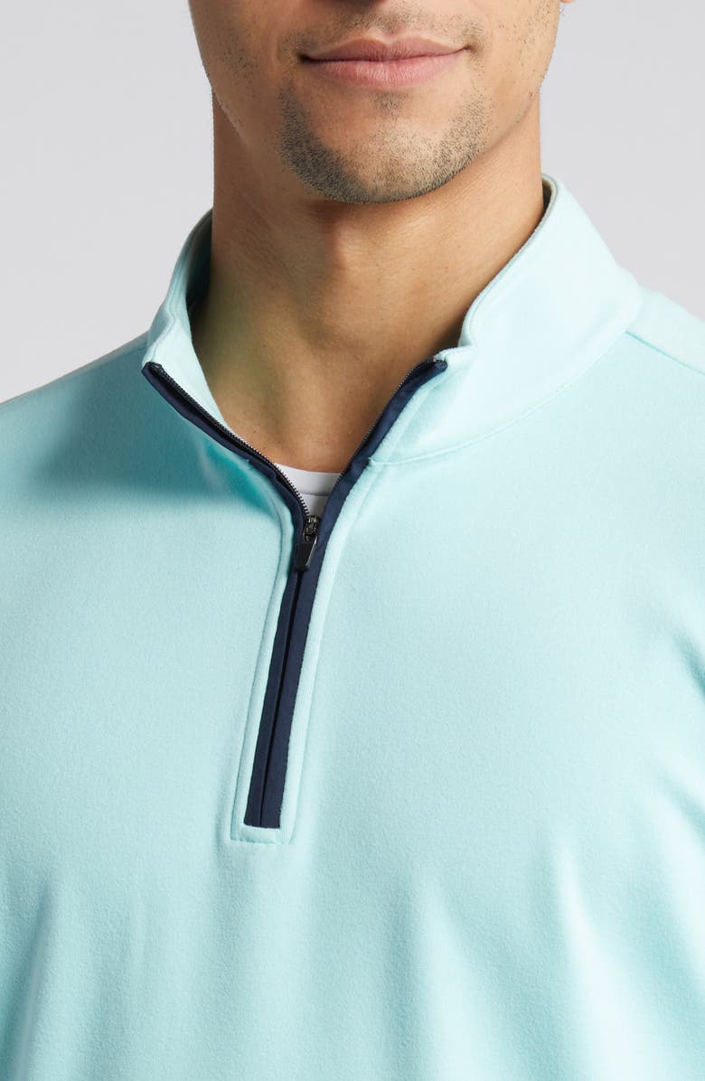 Swannies Emery Quarter Zip Golf Pullover, Alternate, color, Aqua