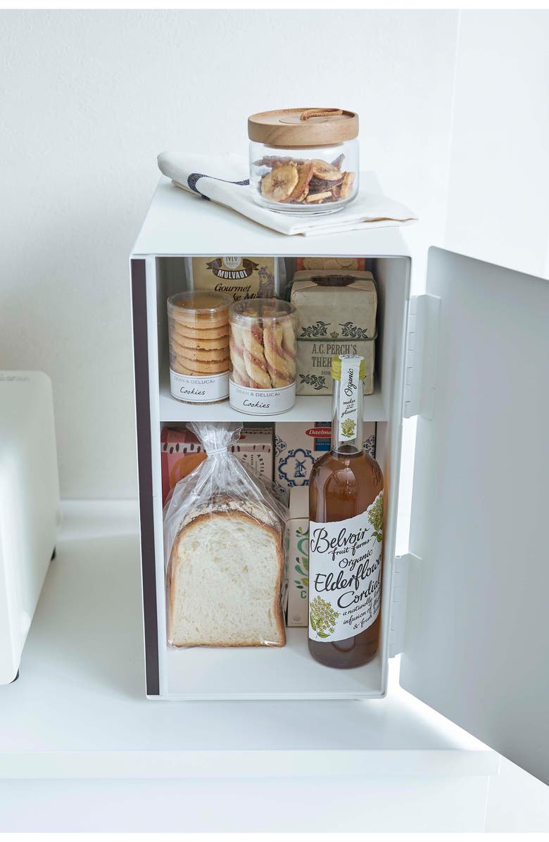 Yamazaki Vertical Bread Box, Alternate, color, White